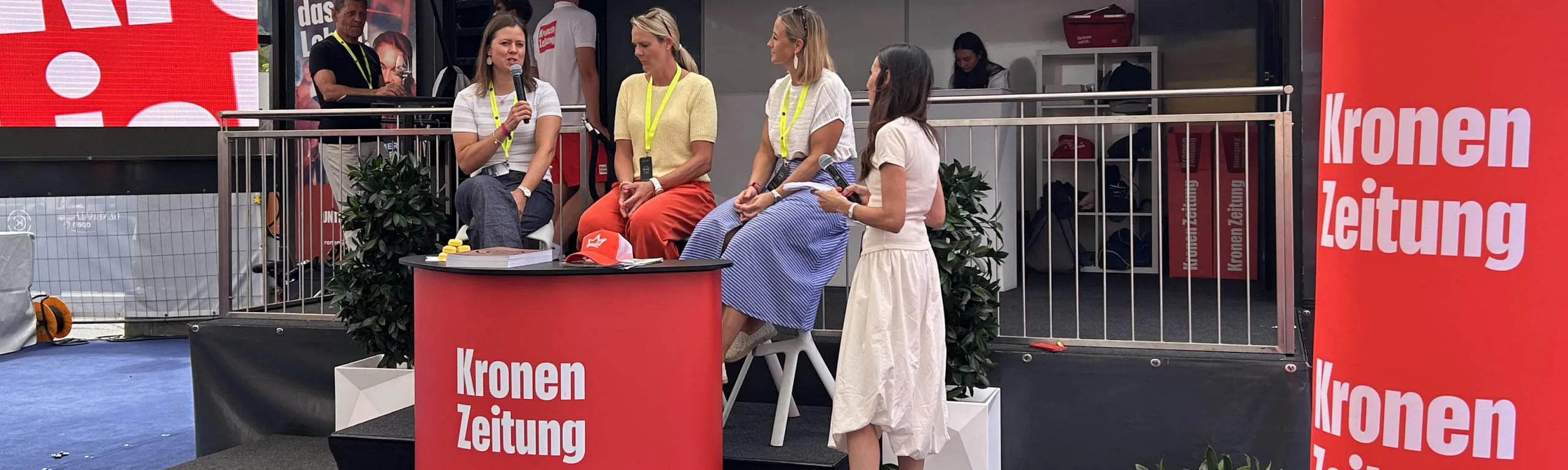 Auftritt Kronenzeitung -  Generali Open Kitzbühel